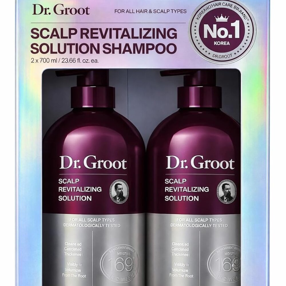 Dr. Groot Scalp Revitalizing Solution Hair Thickening Shampoo Set 2 x 23.6